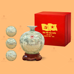 Bình Hút Lộc Tứ Cảnh Dấu Son Lịch Sử